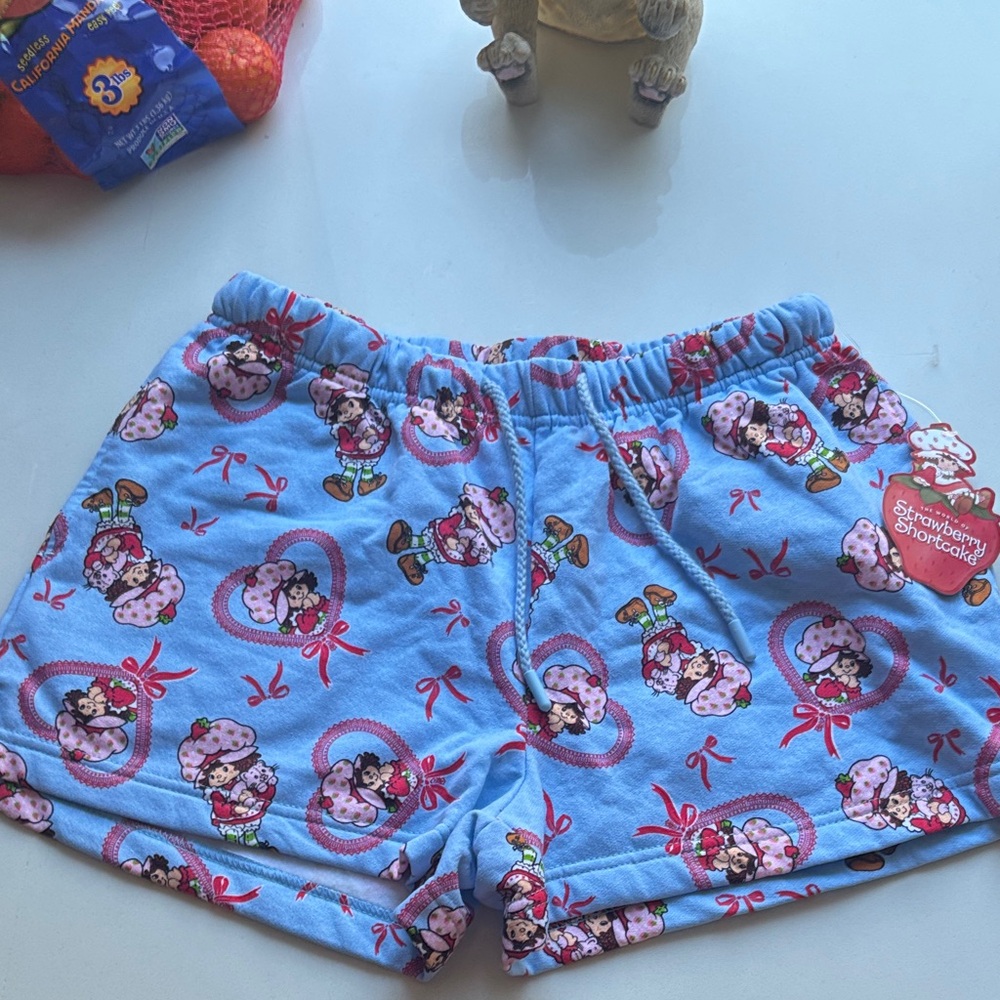Strawberry Shortcake Blue Shorts